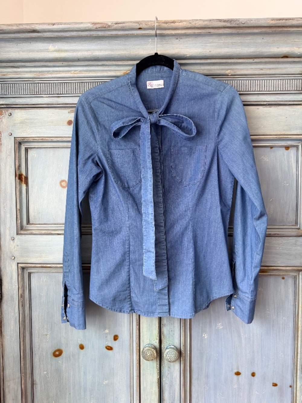 Red Valentino Denim Blouse Size S